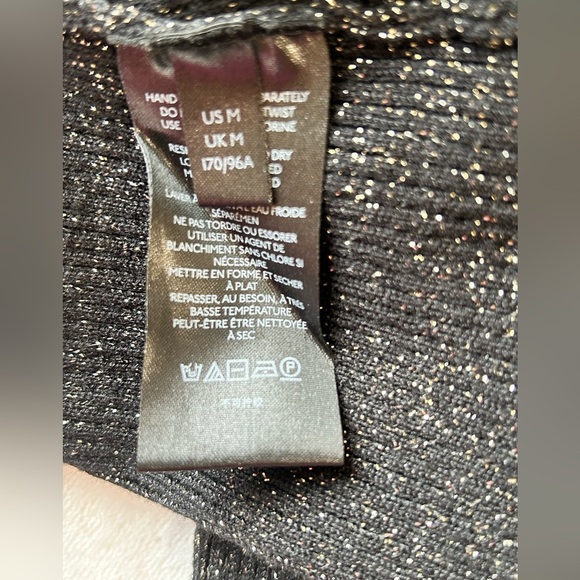 Anthropologie Black and Silver Knit Sweater - Picture 5 of 7